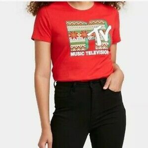 MTV Racing Red Holiday Tshirt, XXL